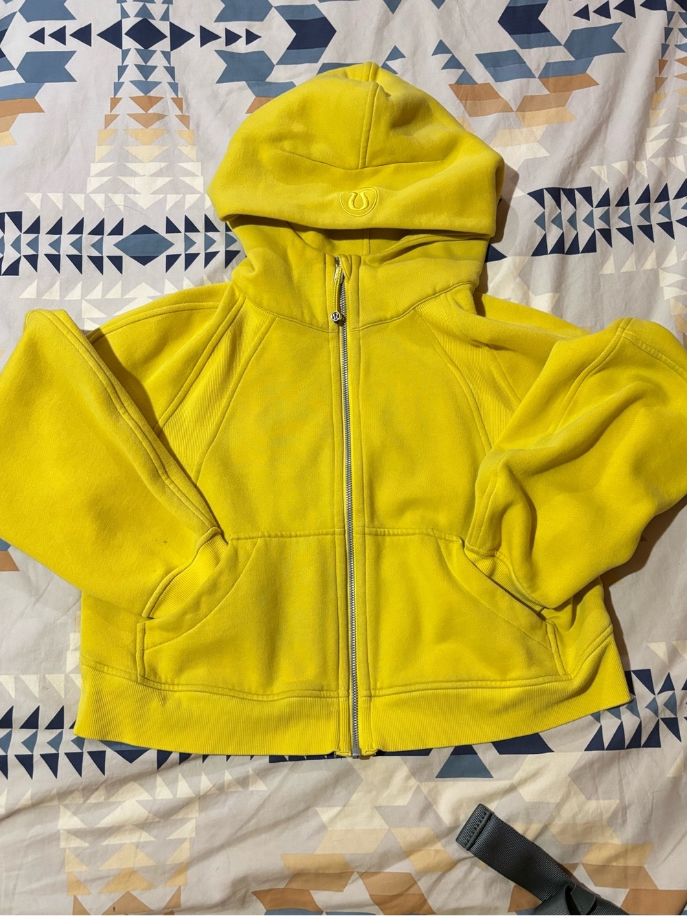 Lululemon Scuba Oversized Full Zip Hoodie – Bright Yellow / Electric Lemon
